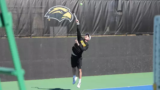 Men's Tennis Action vs Alcorn