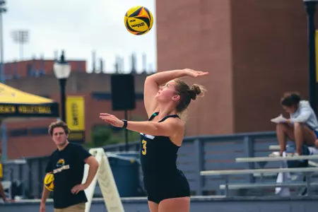 Madison Cassidy (3) in action at Beach Burg Invitational