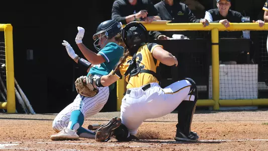 Softball Action in a game between the Southern Miss Golden Eagles and the Coastal Carolina April 22, 2023 (Joe Harper/bgnphoto.com)