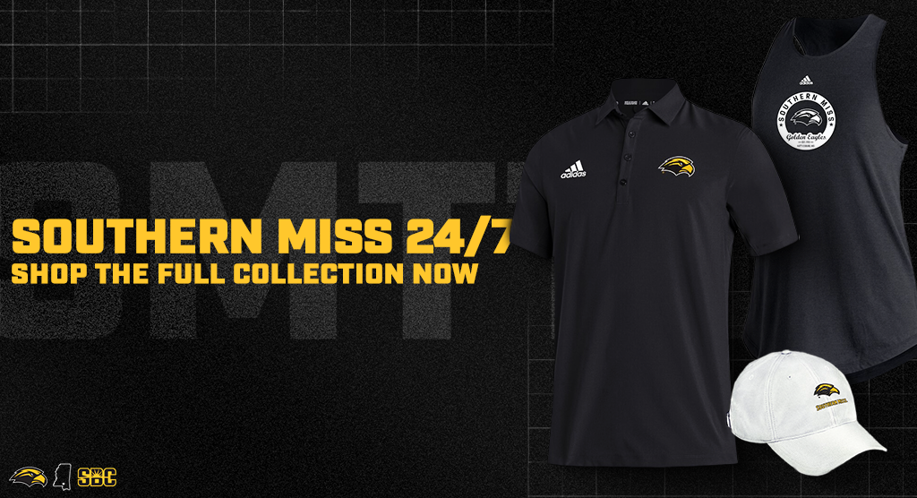 Men's Champion Black Southern Miss Golden Eagles Football Jersey Long  Sleeve T-Shirt