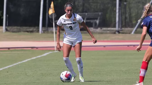 Southern Miss vs South Alabama compete in NCAA Soccer Match. September 17, 2023 (Joe Harper/bgnphoto.com)