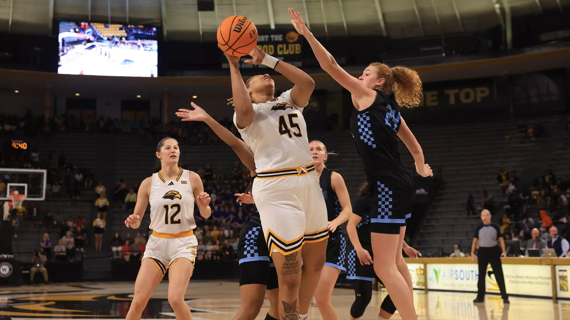 Women’s Basketball action In a game between the Southern MissGolden Eagles and the Mississippi College in a NCAA Football game. November 8, 2024 (Joe Harper/bgnphoto.com)