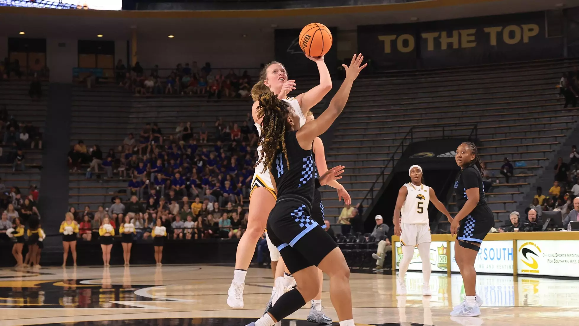 Women’s Basketball action In a game between the Southern MissGolden Eagles and the Mississippi College in a NCAA Football game. November 8, 2024 (Joe Harper/bgnphoto.com)