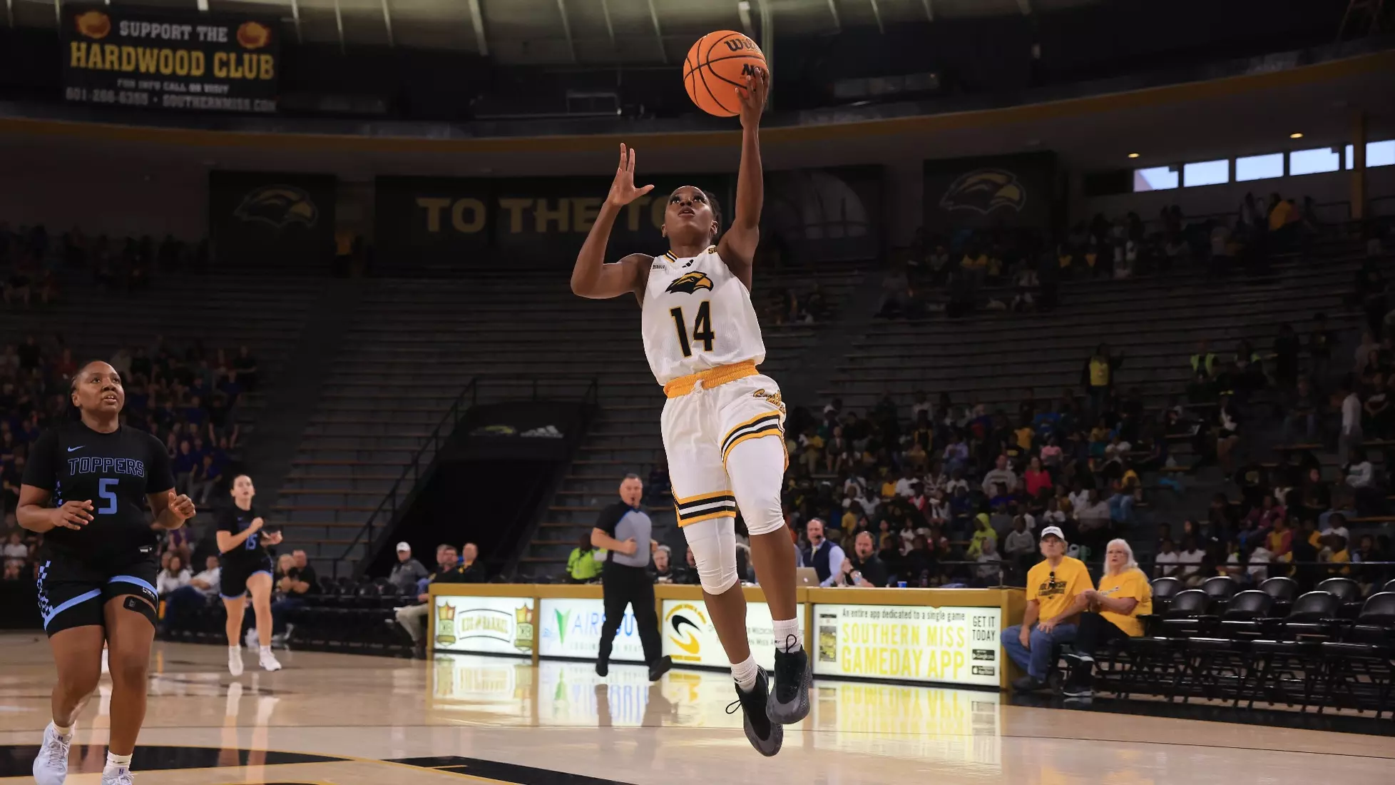 Women’s Basketball action In a game between the Southern MissGolden Eagles and the Mississippi College in a NCAA Football game. November 8, 2024 (Joe Harper/bgnphoto.com)