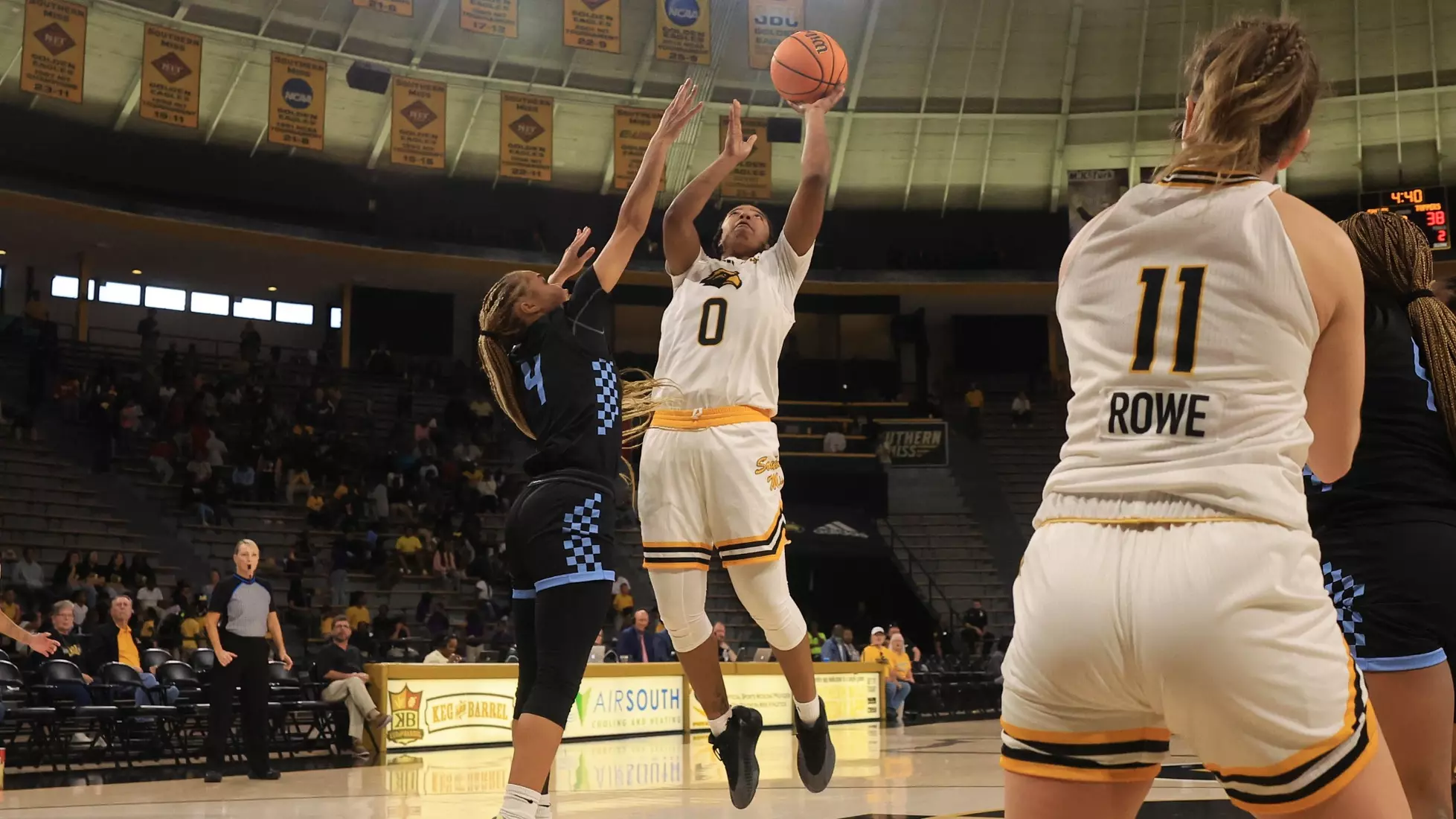 Women’s Basketball action In a game between the Southern MissGolden Eagles and the Mississippi College in a NCAA Football game. November 8, 2024 (Joe Harper/bgnphoto.com)