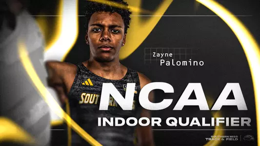 Zayne Paolmino Qualifies for NCAA Indoor Championships Graphic