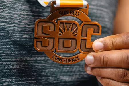 Sun Belt Confernce track medal