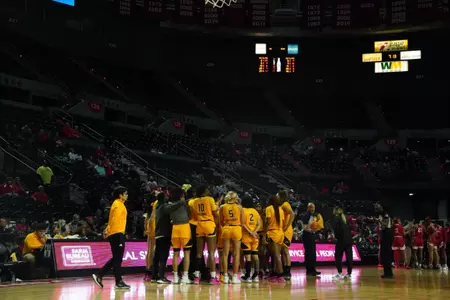 Southern Miss Team Huddle at Louisiana (03/01/2024)