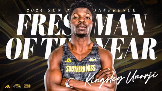 Kingsley Unorji SBC Freshman of the Year graphic