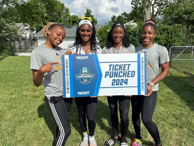 2024 4x100 Women's Outdoor Track Relay team