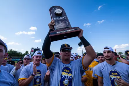 2024 Guardian Credit Union Sun Belt Conference Baseball Championships at Riverwalk Stadium on May 26, 2024 in Montgomery, Alabama. (Photograph by AJ Henderson / Sun Belt Conference)
