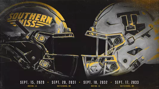 Souhern Miss - Louisiana Tech Future Football Games (2029-2033) graphic