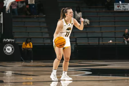Trinity Rowe (11) in action against App State