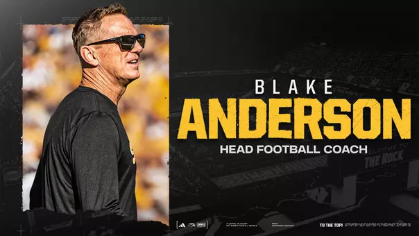 Blake Anderson Head Coach Hiring Graphic