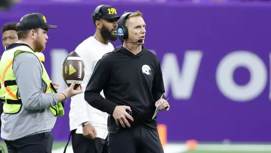 Southern Miss head coach Blake Anderson in a game between Southern Miss Golden Eagles and Western Kentucky in the New Orleans Bowl. December 23, 2025 (Joe Harper/bgnphoto.com)