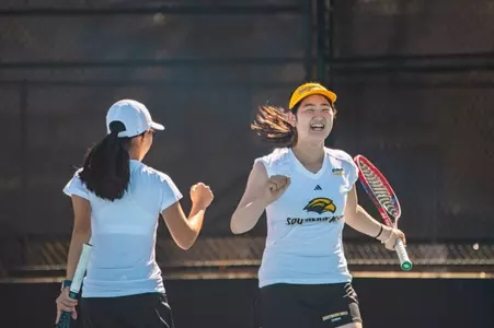 Xu and Sudo Doubles Win vs. NWSU 2/2/25