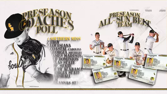 2025 Sun Belt Baseball Preseason Graphic