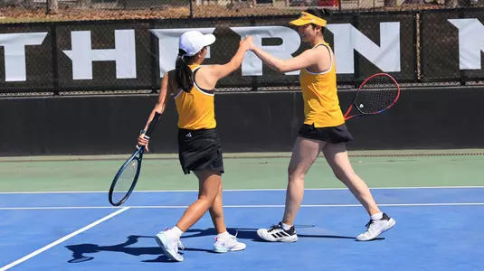Women’s Tennis Action vs Alcorn State, March 12, 2025 (Joe Harper/bgnphoto.com