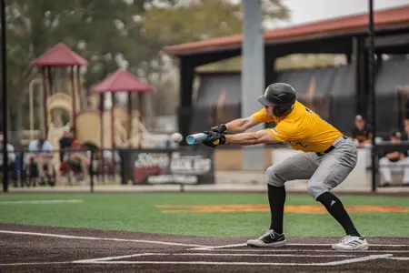 Jake Cook lays down a Bunt
