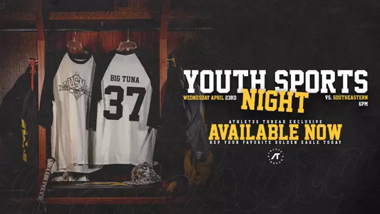 2025 Youth Sports Night Graphic, April 23 at Pete Taylor Park