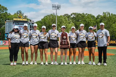Women's Golf Sun Belt Recognition at baseball