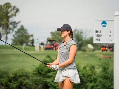 Louise Cuyvers at the NCAA Regional in Norman, Okla.