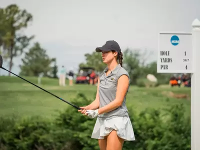Louise Cuyvers at the NCAA Regional in Norman, Okla.