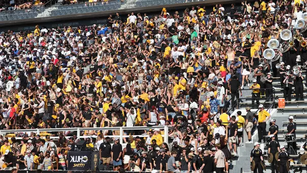 Student Section In a game between Southern Miss and Jackson State and in the NCAA Football game. September 6, 2025 (Joe Harper/bgnphoto.com)