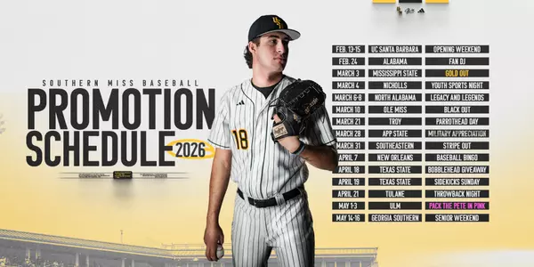 2026 Baseball Home Promotional Schedule