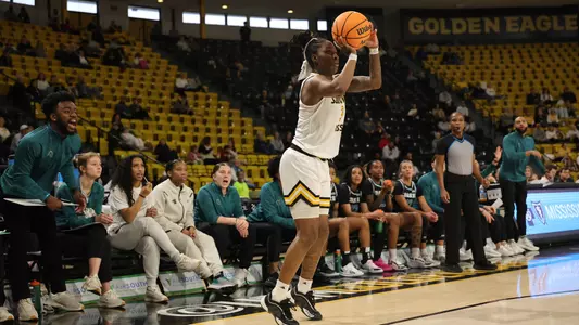 Basketball Action in a game between Southern Miss Golden Eagles and Coastal Carolina in a NCAA Women’s Basketball game. January 24, 2026 (Joe Harper/bgnphoto.com)