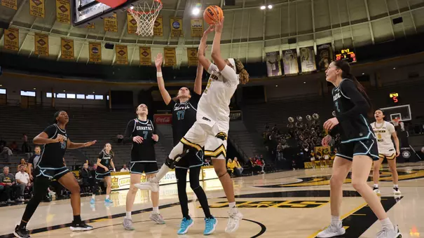 Basketball Action in a game between Southern Miss Golden Eagles and Coastal Carolina in a NCAA Women’s Basketball game. January 24, 2026 (Joe Harper/bgnphoto.com)