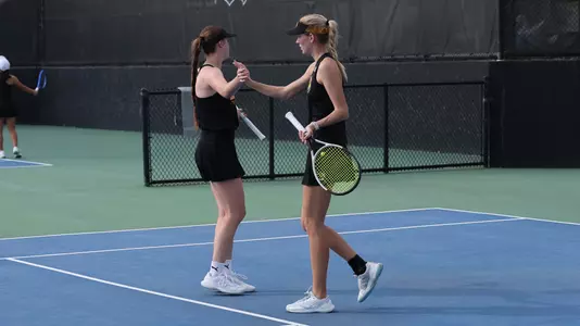 Tennis Action in a match between Southern Miss and Jackson State in a NCAA Tennis match. February 13, 2026 (Joe Harper/bgnphoto.com)