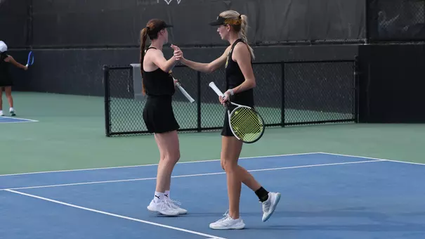 Tennis Action in a match between Southern Miss and Jackson State in a NCAA Tennis match. February 13, 2026 (Joe Harper/bgnphoto.com)