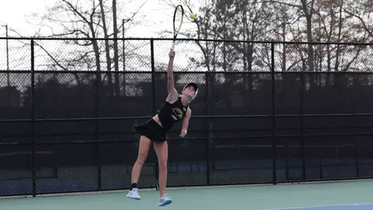 Tennis Action in a match between Southern Miss and Jackson State in a NCAA Tennis match. February 13, 2026 (Joe Harper/bgnphoto.com)