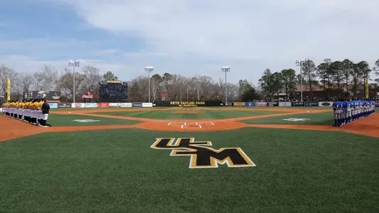 Baseball Action in a game between Southern Miss and UC Santa Barbara in a NCAA Baseball game. February 14, 2026 (Joe Harper/bgnphoto.com)