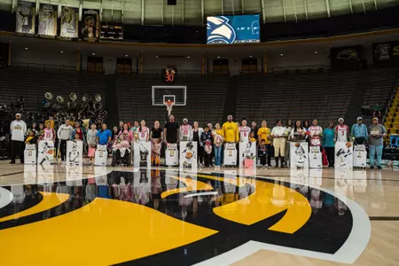 2026 Women's Basketball Senior Day Picture