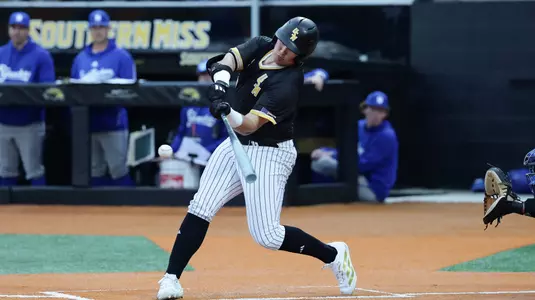 Baseball Action in a game between Southern Miss and UC Santa Barbara in a NCAA Baseball game. February 15, 2026 (Joe Harper/bgnphoto.com)