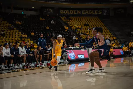 JK Johnson drives from the wing against South Alabama