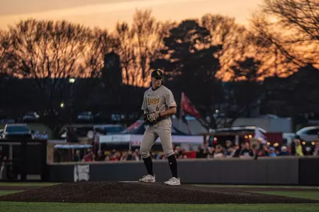 Colby Allen stands atop the Mound
