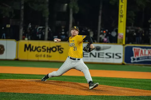 Dylan Causey throws versus Alabama