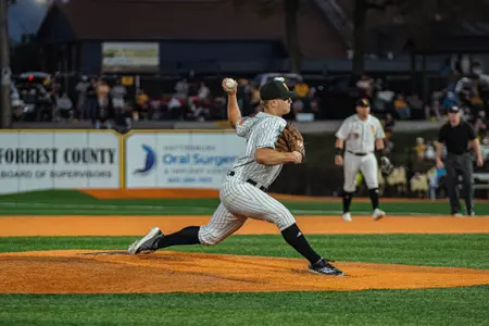 Grayden Harris delivers a pitch