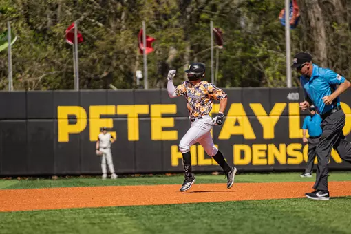 Davis Gillespie rounds the bases after his Homerun