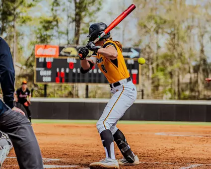 Julia Glasgow at bat