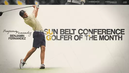 Benjamin Fernandez Golfer of the Month Graphic