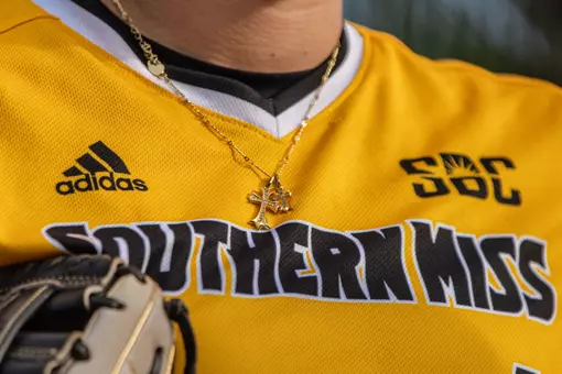 Softball jersey close-up