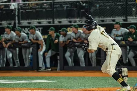 Kyle Morrison celebrates his walk-off winning hit