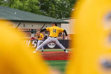 Camden Sunstrom delivers a pitch