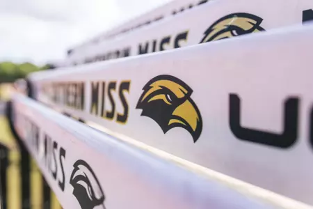 Close up of hurdles