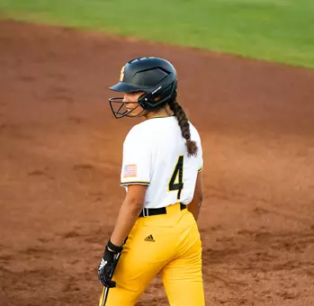 Madison Johnson on first base