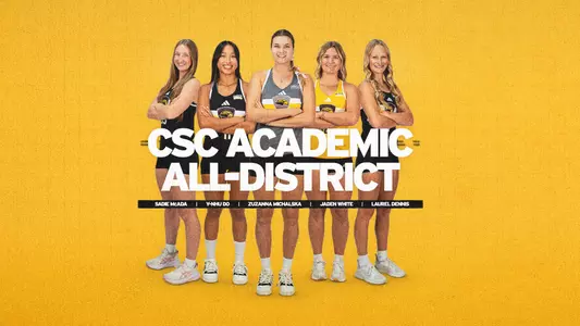 Beach Volleyball Academic All-District Selections (Laurel Dennis, Y-Nhu Do, Sadie McAda, Zuzanna Michalska, Jaden White)